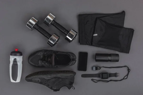 Sportkleding en fitness apparatuur — Stockfoto