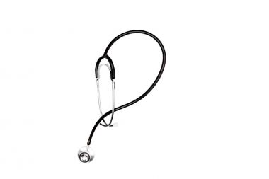 black medical stethoscope  clipart