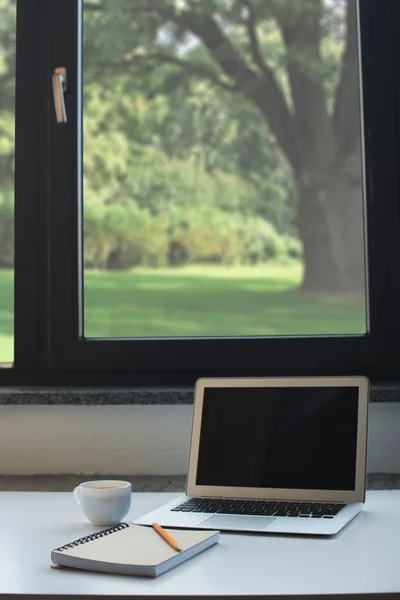 Desk at home office — Stock Photo, Image