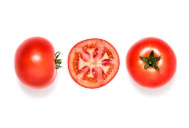 composition of fresh tomatoes clipart