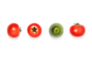 fresh tomatoes and avocado clipart