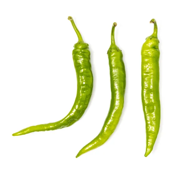 Ripe green peppers — Stock Photo, Image