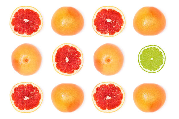 composition of fresh ripe grapefruits