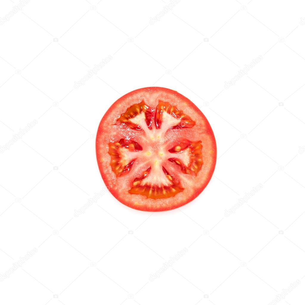 slice of fresh tomato