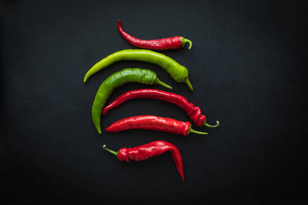 fresh chili peppers