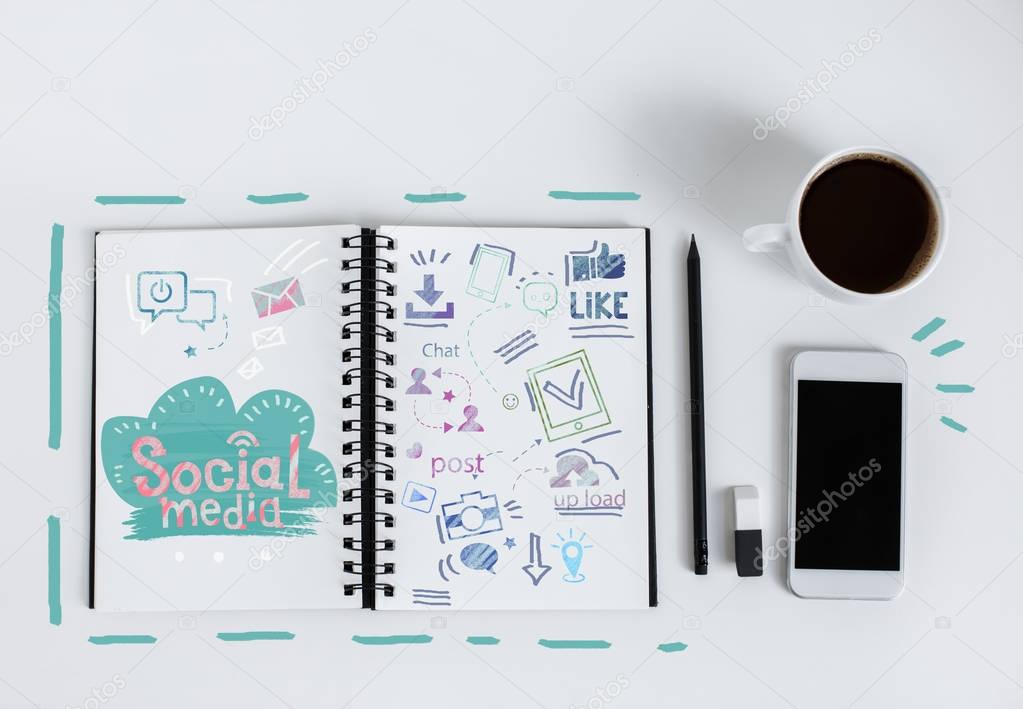 Social media concept