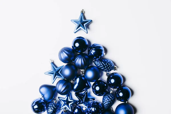 Christmas tree made of toys — Stock Image Christmas tree made of toys Stock Picture