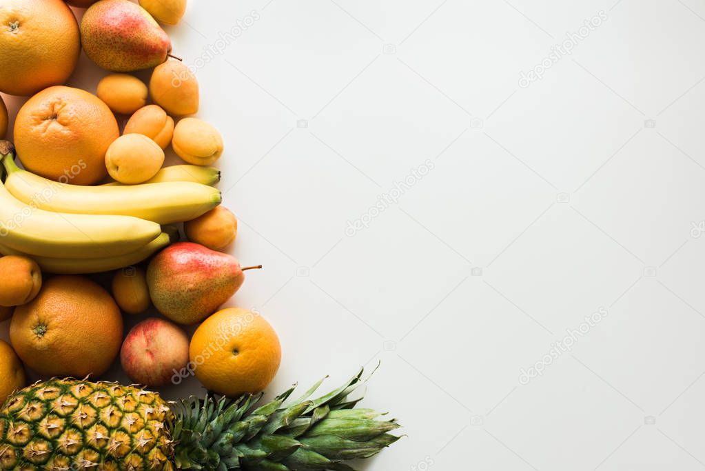Different fresh fruits 