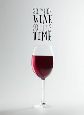 red wine in glass  clipart