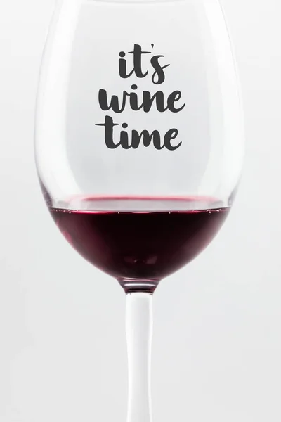 Red wine in glass — Stock Photo, Image