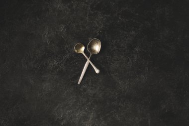 antique spoons clipart