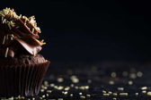 Schokolade Cupcake mit Zuckerguss