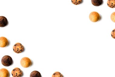 çeşitli lezzetli muffins