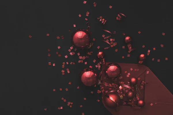 Red christmas decorations — Stock Photo, Image