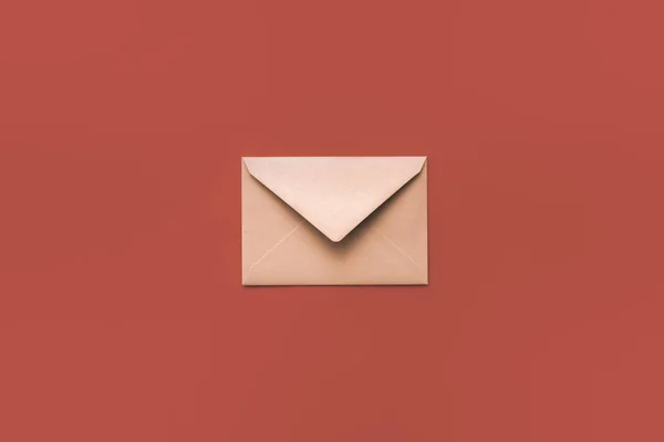 Christmas kraft envelope — Stock Photo, Image