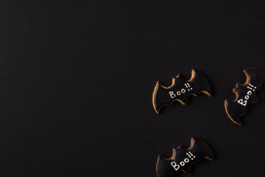 halloween bat cookies clipart