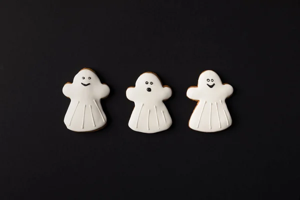 Cadılar Bayramı hayalet kurabiye — Stok fotoğraf