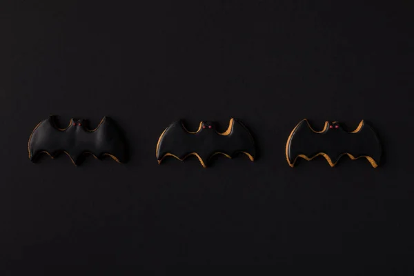 万圣节蝙蝠饼干 — 免费的图库照片