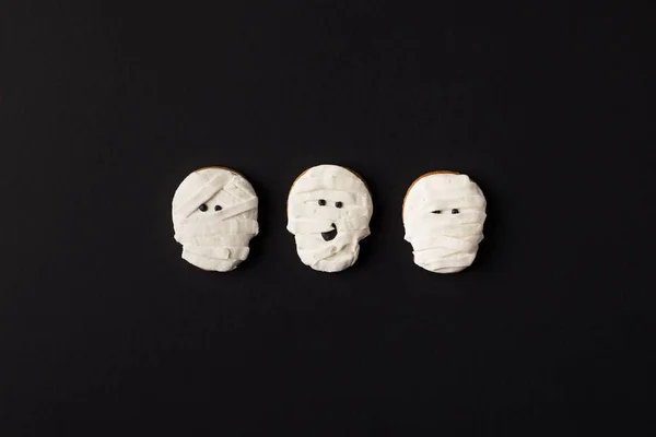 Halloween mummy cookies — Stock Photo, Image