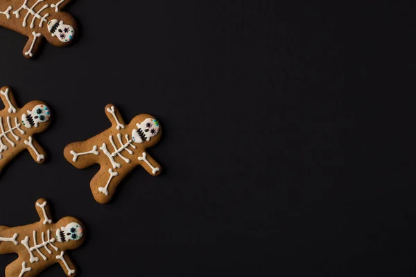 Halloween skeleton cookies — стоковое фото