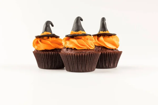 Dekoratif Cadılar Bayramı cupcakes — Stok fotoğraf
