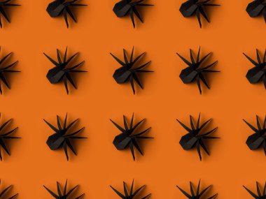 halloween texture with spiders clipart