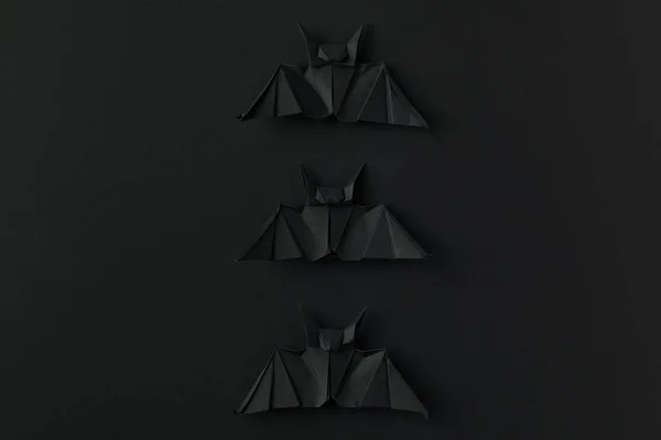 Origami vleermuizen voor halloween — Gratis stockfoto