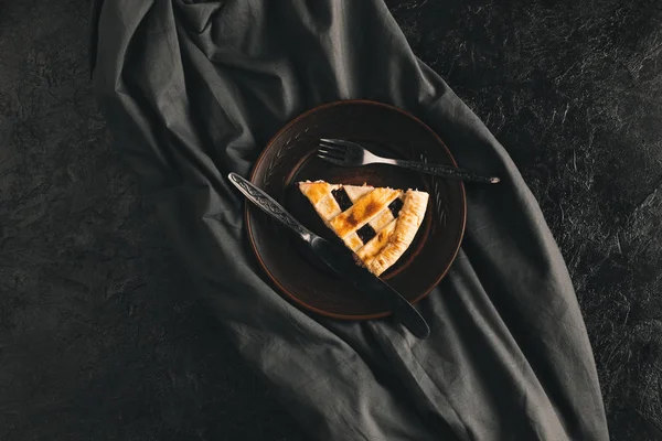 Pedazo de pastel de bayas — Foto de Stock