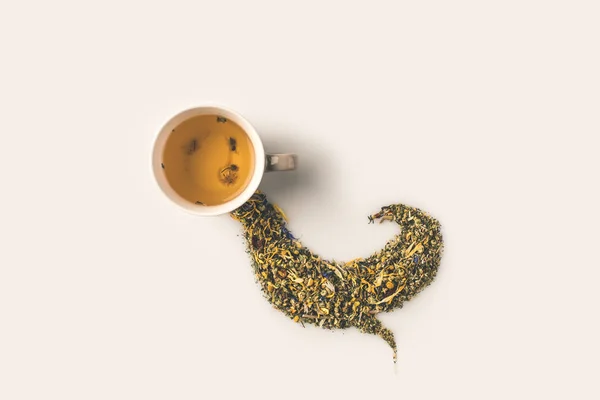 Bylinkový čaj v šálku — Stock fotografie