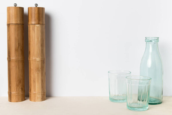 empty kitchen utensils