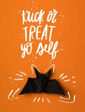 halloween origami bat