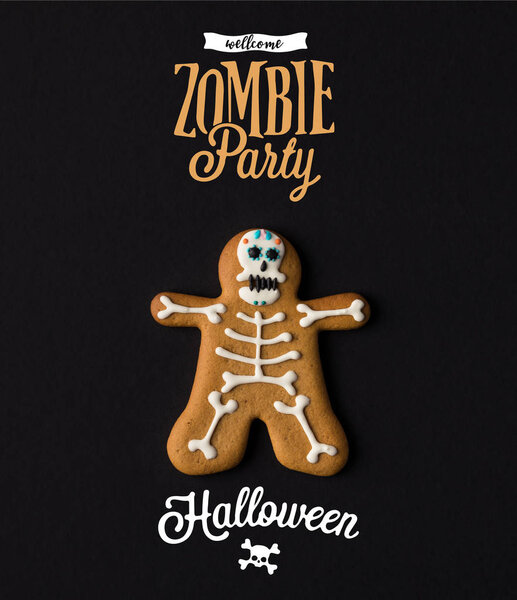 Halloween skeleton cookie
