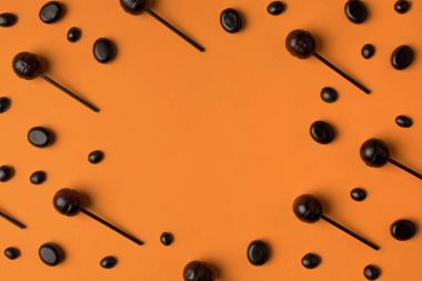 siyah Cadılar Bayramı lolipop