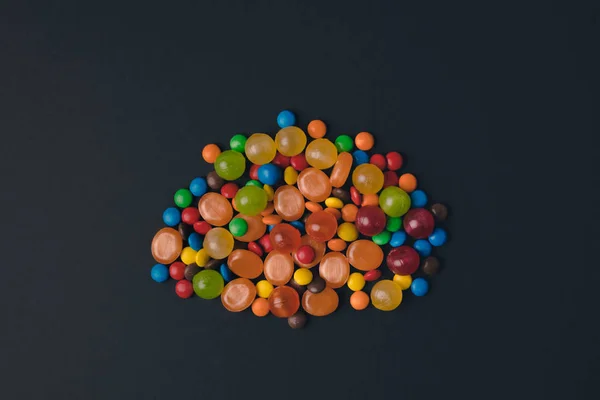 カラフルなハロウィーンのキャンディー — ストック写真