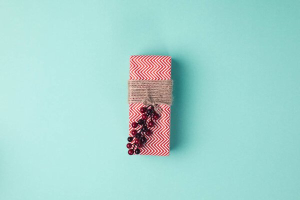 decorated christmas present