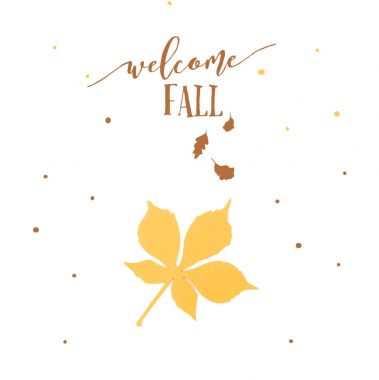 autumnal chestnut leaf clipart