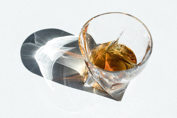 cognac in glass