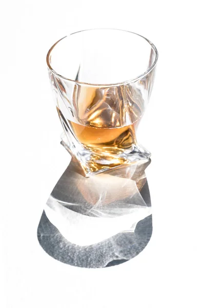 ウイスキー ガラスの — ストック写真