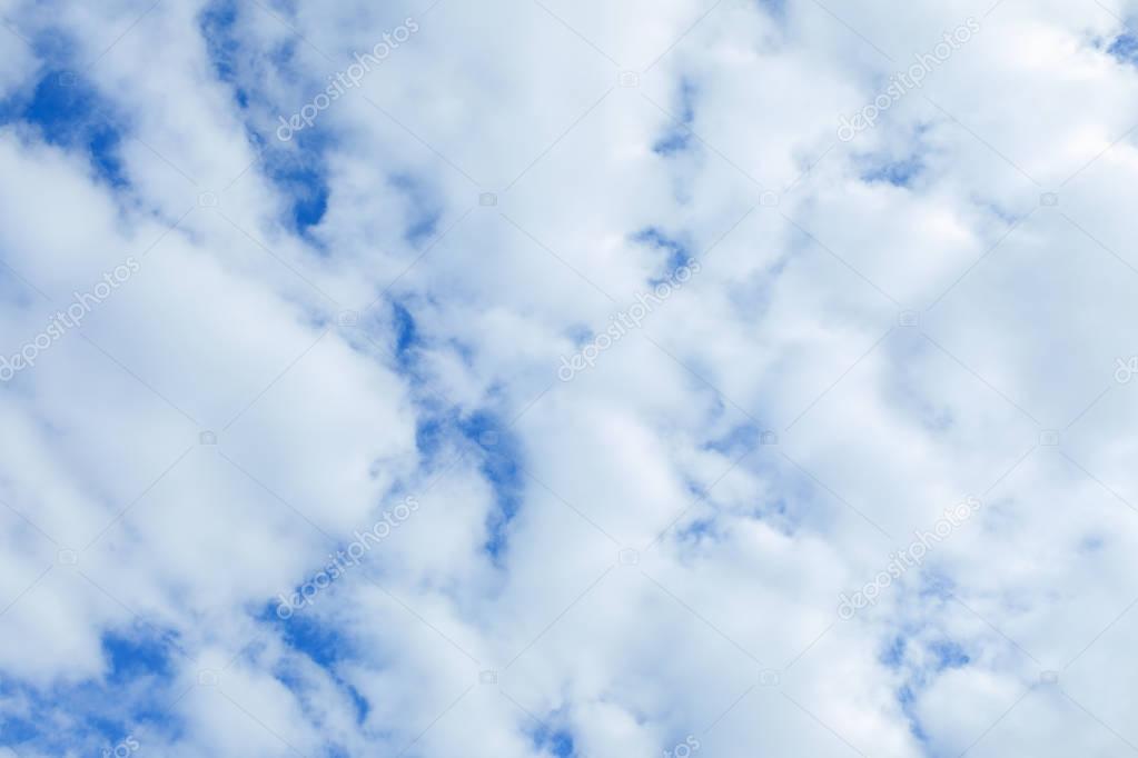 clouds on blue sky