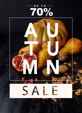 autumn sale concept clipart