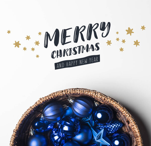 christmas toys in basket