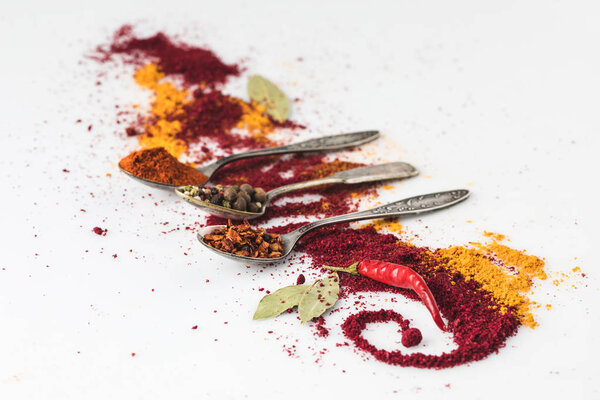 beautiful spices composition
