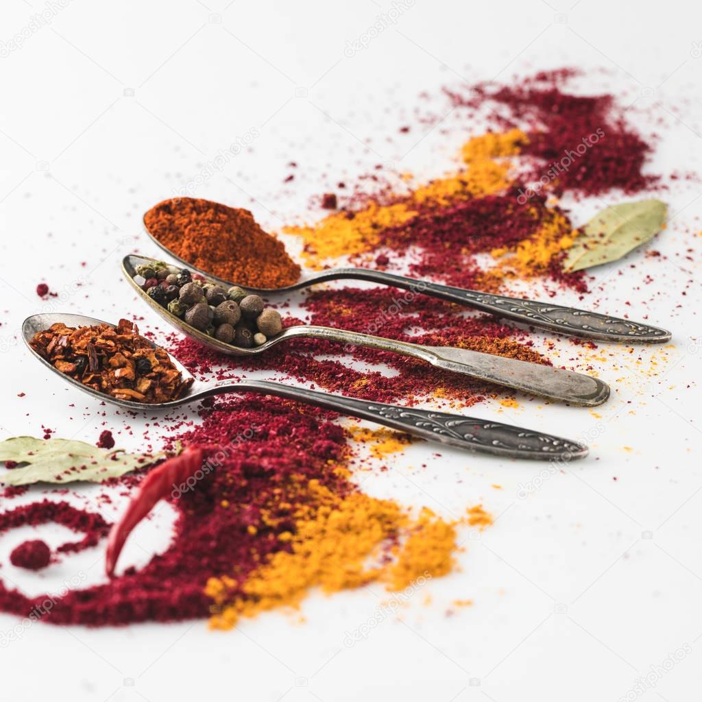 beautiful spices composition