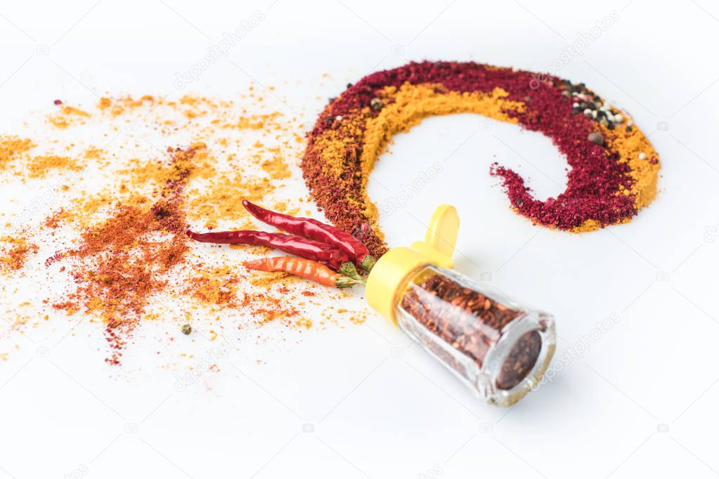 beautiful spices composition