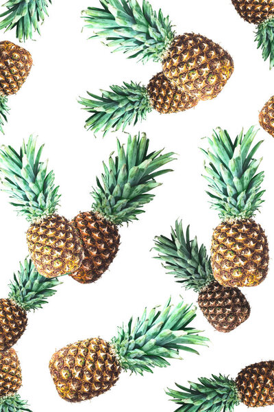 ripe fresh pineapples 