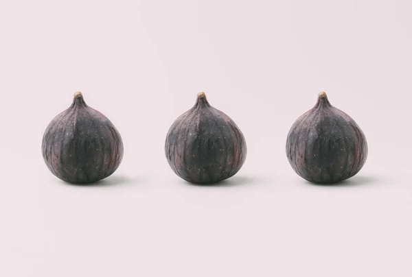 Fresh figs in row — Stock Photo, Image