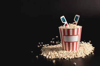 3d gözlük ile patlamış mısır
