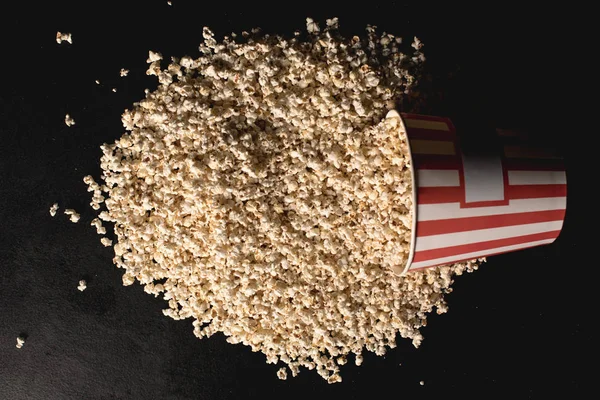 Spilled popcorn — Stock Photo, Image