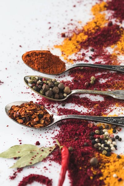 beautiful spices composition