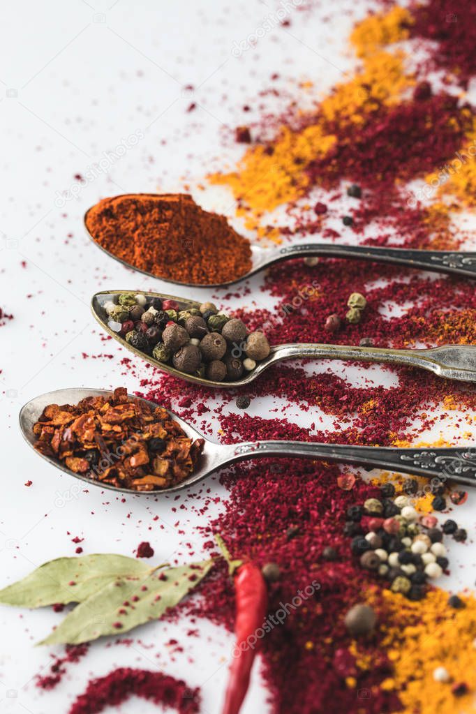 beautiful spices composition